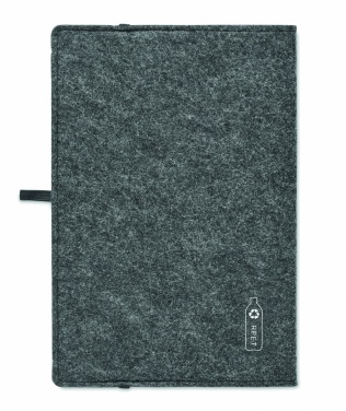 Logotrade promotional merchandise photo of: A5 notebook RPET felt